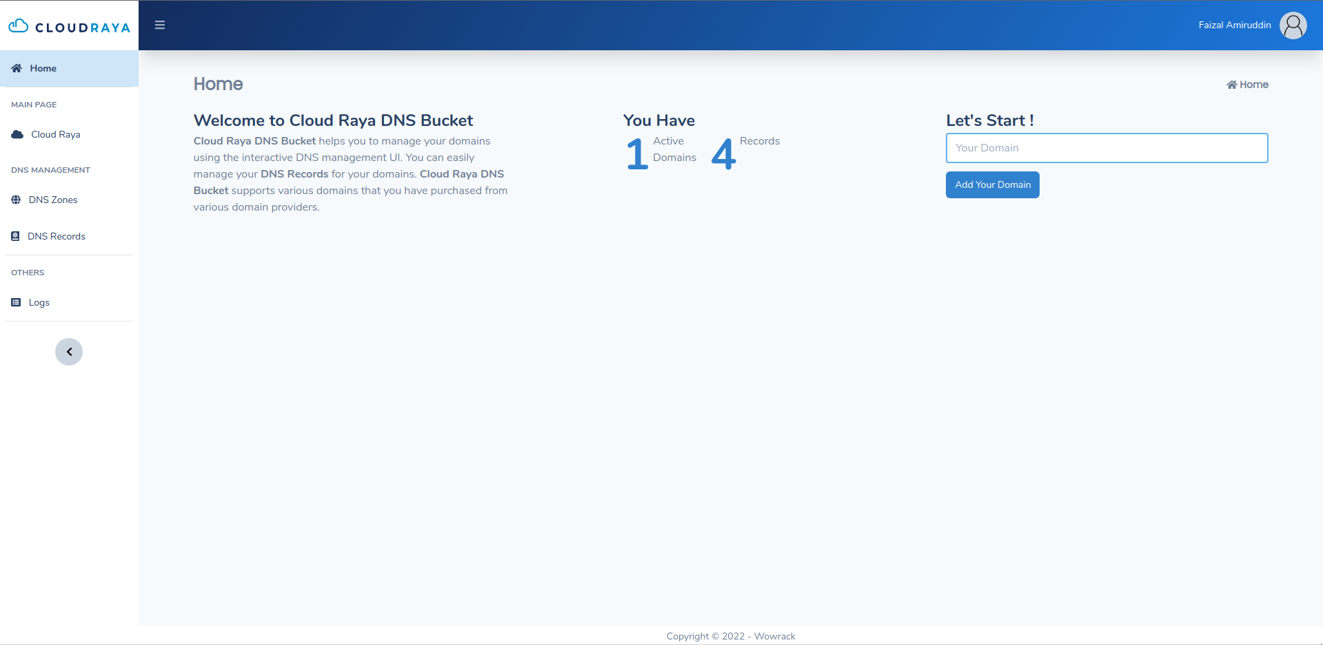 Cloudraya - DNS Bucket